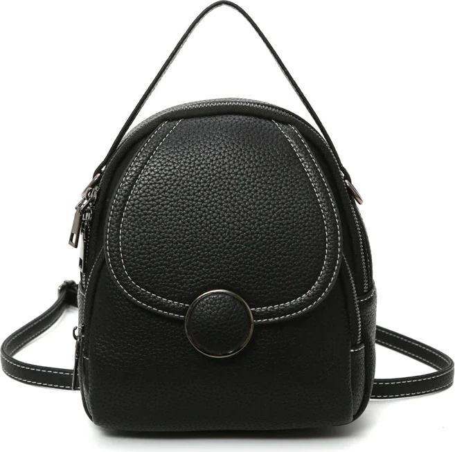 Produktbild Only-Bags.Store Mode Lederrucksack Mini Soft Touch Multifunktionsrucksack Kleine Umhängetasche