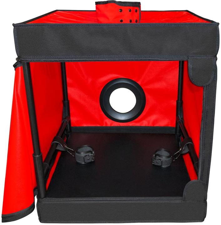 Actual product image Secret Dome â€“ Kink Club Cabina Bukkake Schwarz & Rot