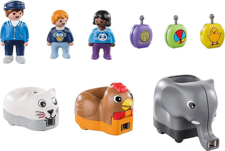 Produktbild Playmobil Mein Schiebetierzug (70405, Playmobil 1.2.3)
