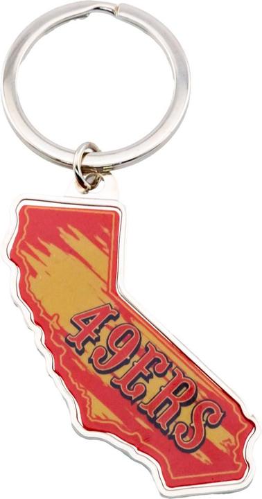 Actual product image San Francisco 49ers State Keyring