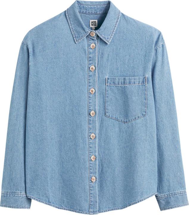 Produktbild La Redoute Collections Jeanshemd mit langen Ärmeln (32)