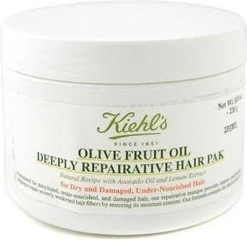 Actual product image Kiehl's Olive Fruit Oil Deeply Repairative Hair Pak Hair Mask (250 ml)