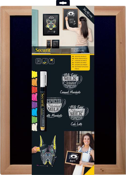 Image du produit Securit Woody (Tableau noir, 30 x 40 cm)