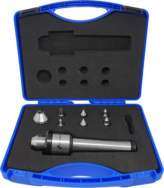 Produktbild Paulimot Mitlaufende Zentrierspitze mit 7 Einsätzen MK4, 9-teilig