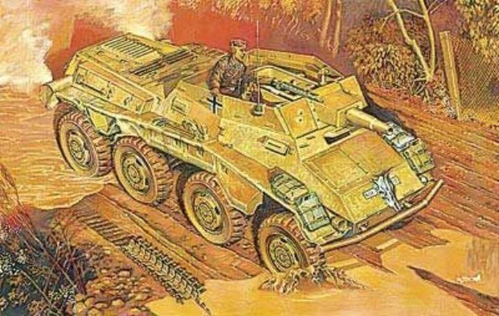 Roden Sd.Kfz.234/3 Unité de canons de chars