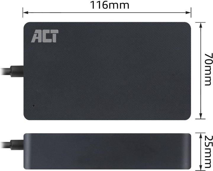 Produktbild Slim size laptop charger 90W (for laptops up to 17.3 inch) (90 W)
