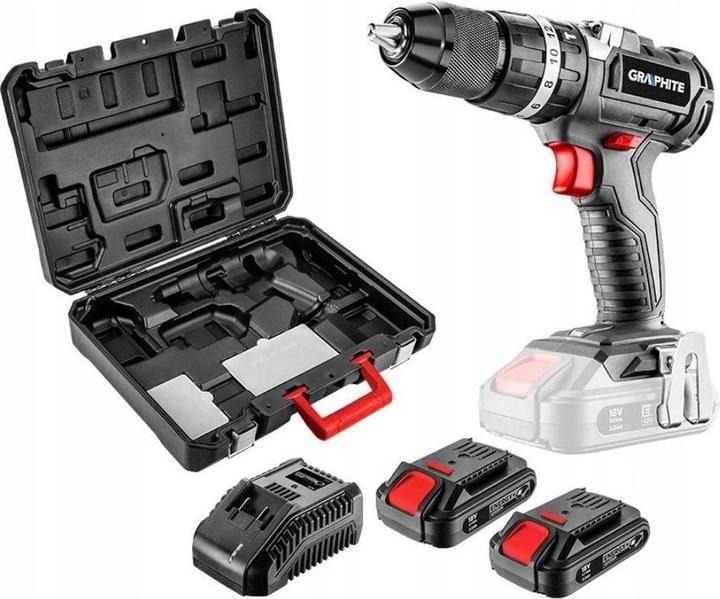Produktbild Graphite 58G020-SET2 drill 18 V 2 x 2 Ah battery (Akkubetrieb)