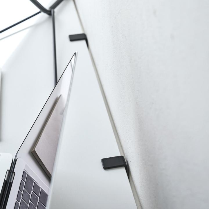 Actual product image Yamazaki SMART under-counter cable and router organiser