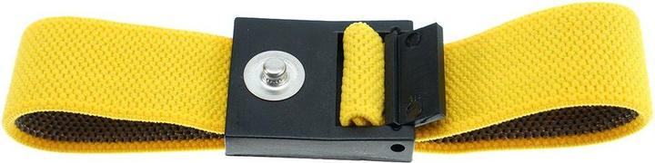 Top Swede ESD-Armband Stoff, 3 mm DK Druckknopf, gelb (Statikschutz)
