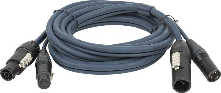 Immagine prodotto DAP-Audio FP-14 Cavo ibrido - powerCON TRUE1 & 5-pin XLR - DMX / Power 6 m (PowerCon)