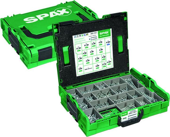 Spax Mounting case L-BOXX (2445 Screws per piece)