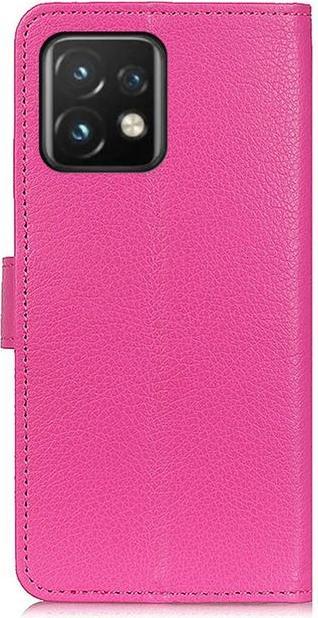 Actual product image MU Classic Litchi Leather Bookcover Series (Motorola Edge 40 Pro)