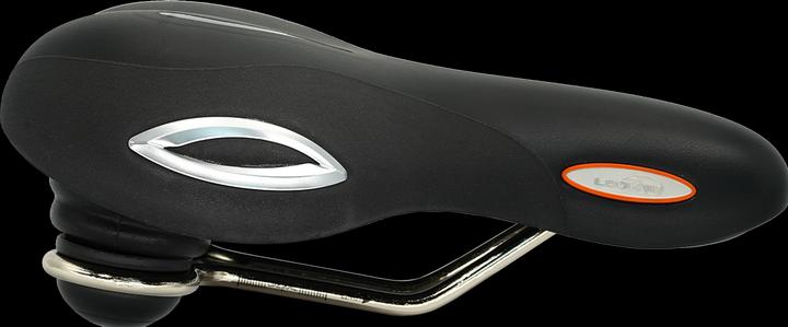 Actual product image Selle Royal LOOKIN Relaxed saddle, unisex silver technoflex protection, Stracciatella