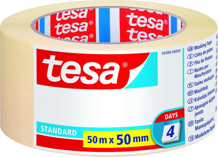 Produktbild tesa 210267 TE05089-00000-02 Papierklebeband 50Mx50mm, Standard (50 mm)