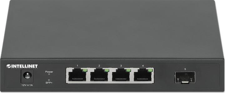 Actual product image Intellinet 5-port switch with 4 x 2.5G Ethernet ports and 1 SFP+ uplink (5 Ports)