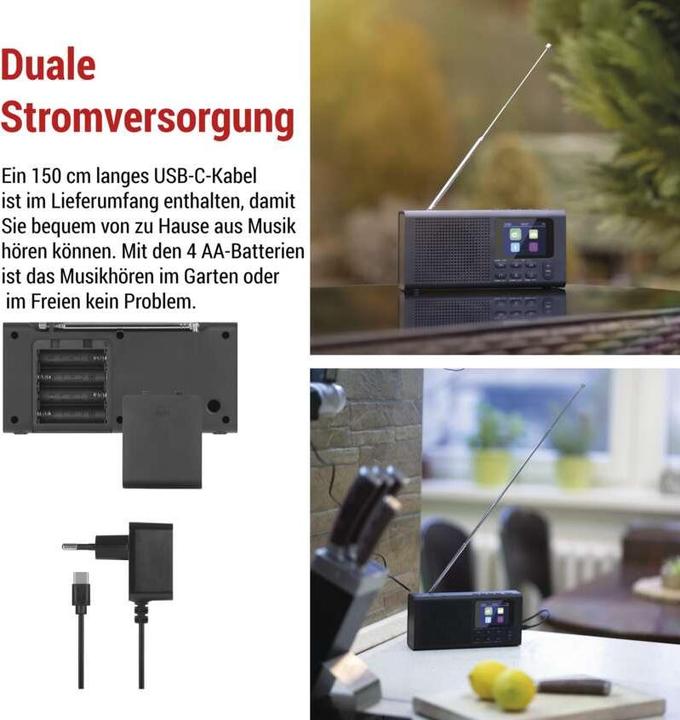 Produktbild Emos P-600b (DAB+, DAB, FM, Bluetooth)