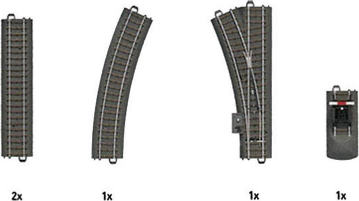 Produktbild Märklin H0 C-Gleis (mit Bettung) 24900 (Spur H0)