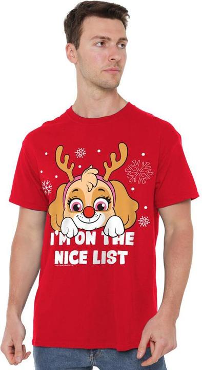 Immagine prodotto Paw Patrol Nice Christmas Maglietta Skye Uomo (L)