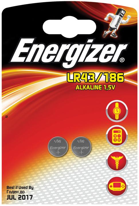 Produktbild Energizer LR43/186 Specialty (2 Stk., LR43, 123 mAh)