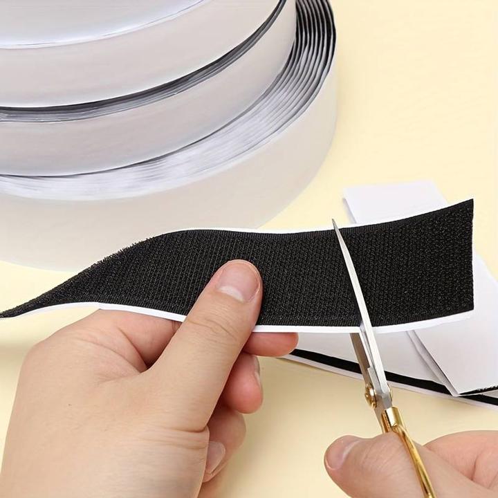 Produktbild König Design Klettband extra stark selbstklebend Abmessung wählbar Klettverschluss 15 - 50 mm (50 mm)