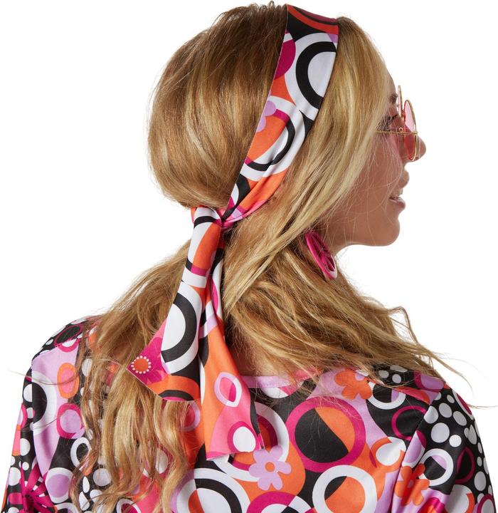 Actual product image tectake Women's Fancy Dress Costume - Hippie Flower Power (L)