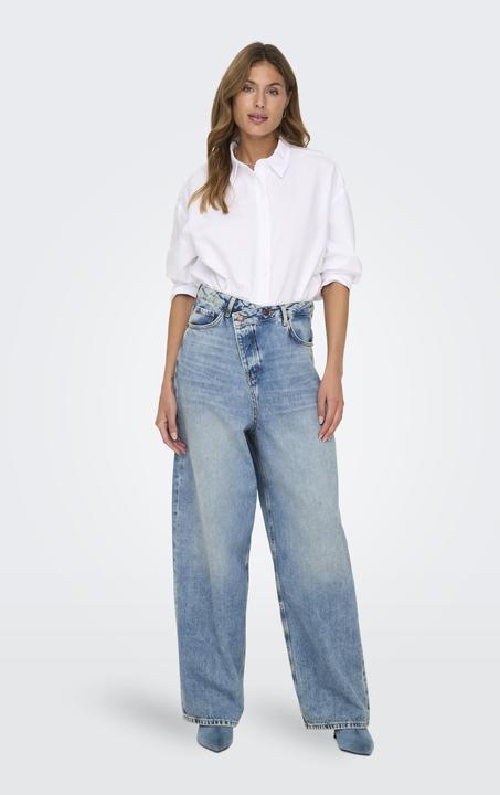 Immagine prodotto Only Taglio a gamba larga Jeans a vita media Jeans a taglio largo (W32/L32)