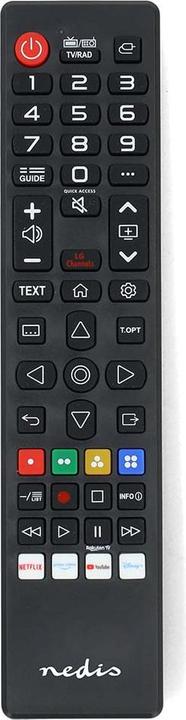 Produktbild Nedis Ersatz Fernbedienung | Passend für: LG | Vorprogrammiert | 1 Gerät | Amazon Prime / Disney + B (Gerätespezifische Fernbedienung, Infrarot)