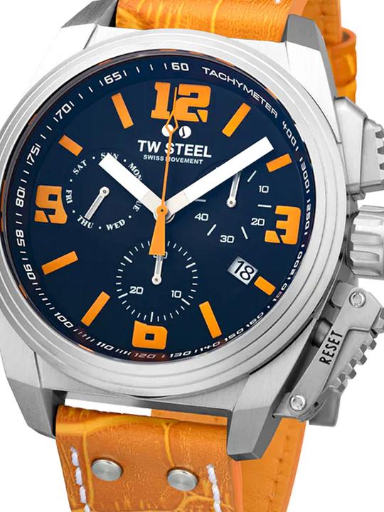 Image du produit TW-Steel TW1112 Canteen Montre Homme Chronographe 46mm 10ATM (Chronographe)