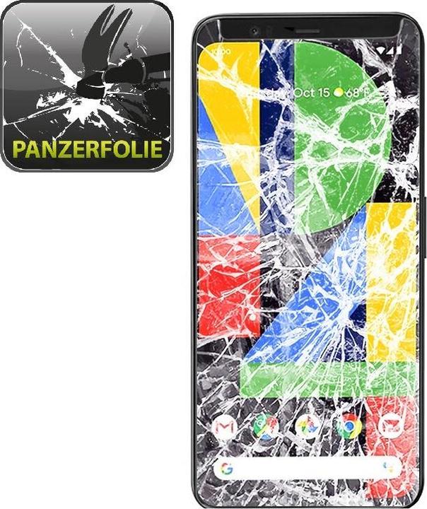 Produktbild Protectorking 2x Panzerfolie Anti-Shock HD Klar (2 Stück, Google Pixel 4)