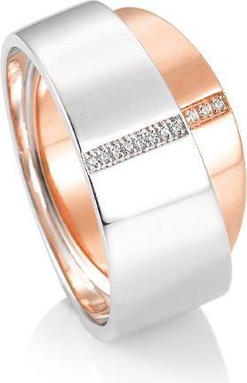 Breuning RING - BRILL. 0,055 Ct. H/si (51, 585/14 K Gold)
