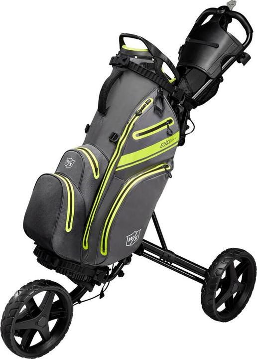 Actual product image Wilson Exo Dry Stand Bag Charcoal & Yellow
