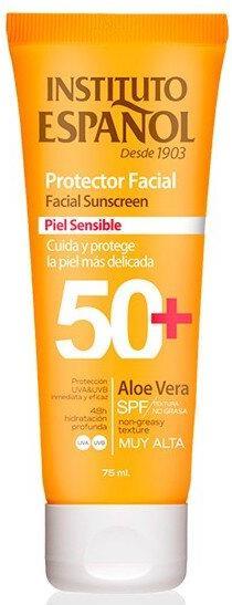 Instituto Español Sol. Tubo Proteccion Facial Piel Sensible Spf50+ 75 ml (Sonnencreme Gesicht, SPF 50, 75 ml)