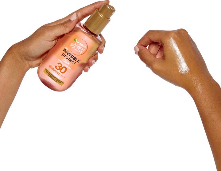 Produktbild Garnier Ambre Solaire Invisible Protect & Glow (Sonnenspray, SPF 30, 150 ml, 178 g)