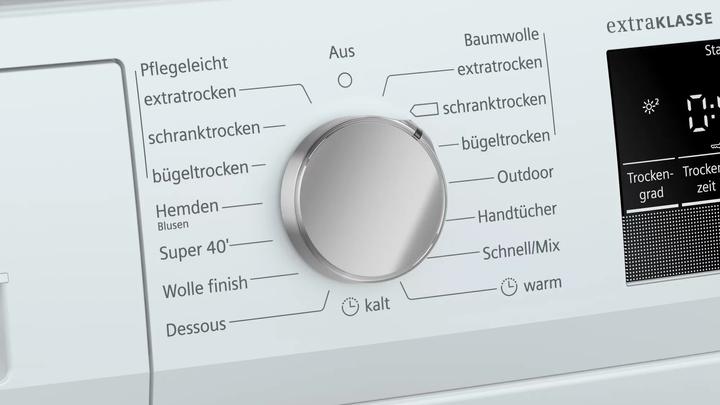 Immagine prodotto Siemens WT45HV90 Wäschetrockner (Kondensation, Wärmepumpe, freistehend, A++, 8 kg, iQ300) (8 kg, A destra)