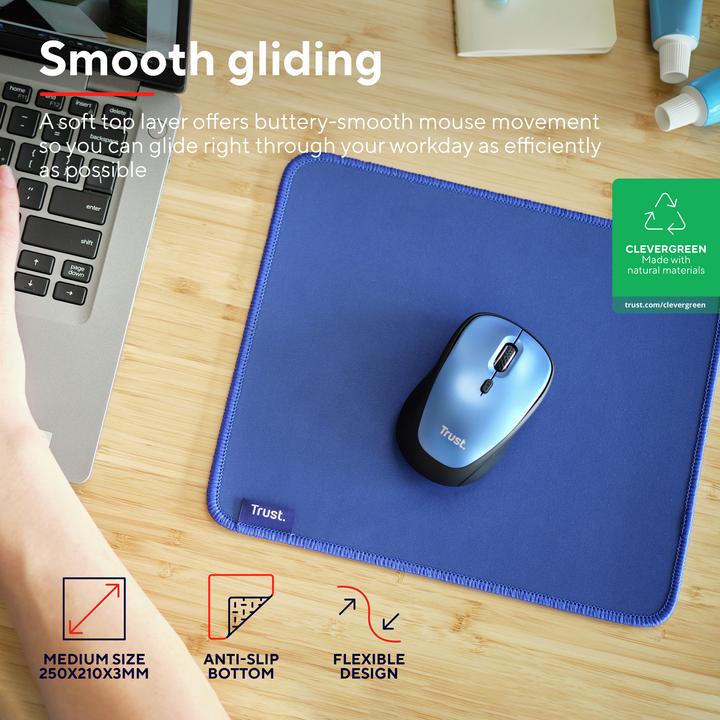 Image du produit Trust Tapis De Souris Boye Eco Blue (M)