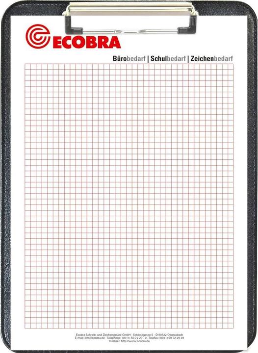 Produktbild Ecobra Kunstleder Schreibplatten (16 x 24 cm)