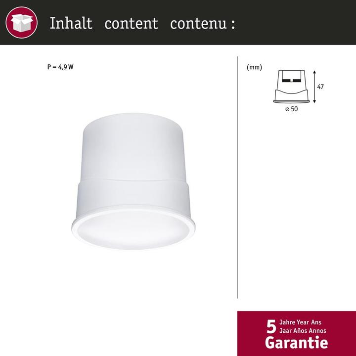 Actual product image Paulmann Recessed luminaire Base (420 lm)