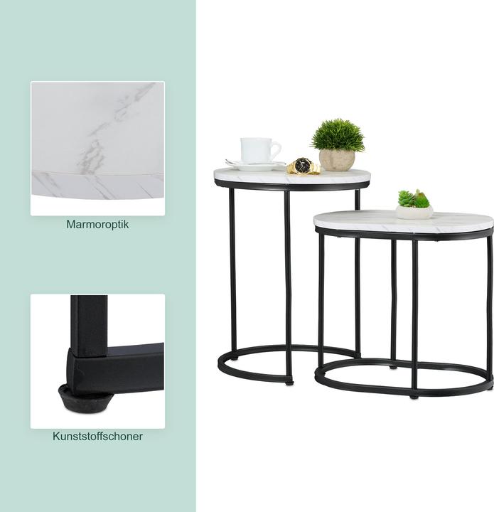 Immagine prodotto Relaxdays 2x tavolini-da-salotto