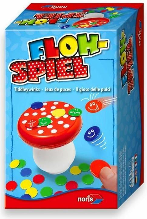 Actual product image Noris Flea game (German, French, Italian, English)