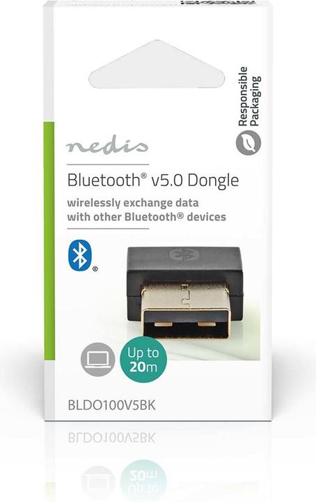 Produktbild Nedis Bluetooth-Dongle | 5.1 | Bluetooth / USB | 20 m (Sender & Empfänger)
