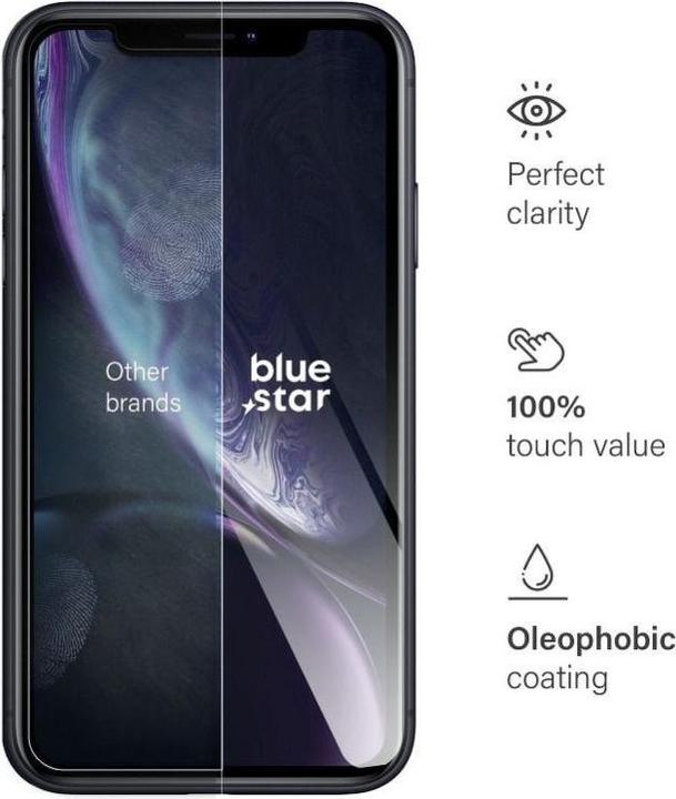 Immagine prodotto BlueStar Protezione dello schermo in vetro temperato per Apple iPhone Xr/11 trasparente (1 Pezzo/i, Apple iPhone XR, K11)