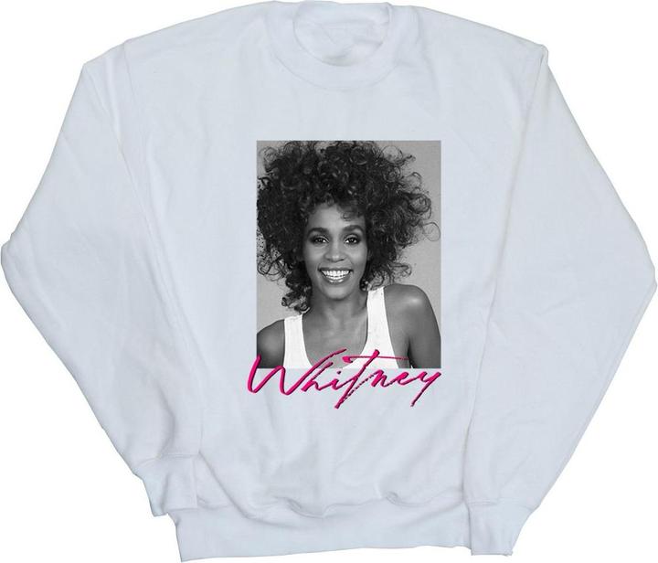 Whitney Houston Smile Photograph Sweatshirt