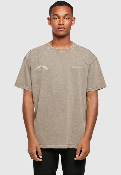 Actual product image Merchcode Barely Awake Acid Washed Heavy Oversized Tee - 116561 (XL)
