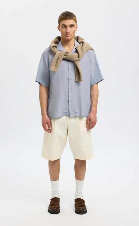 Image du produit Selected Homme 100% Leinen Kurzarmhemd (L)