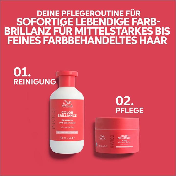 Actual product image Wella Invigo Colour Brilliance Shampoo fine (300 ml, Liquid shampoo)