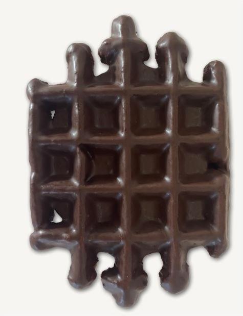 Actual product image Go Fitness Protein waffle (Double Choc, 12 pcs., 600 g)