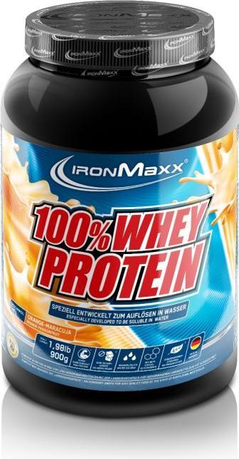 IronMaxx 100% Whey Protein (Orange, 1 Stk., 900 g)