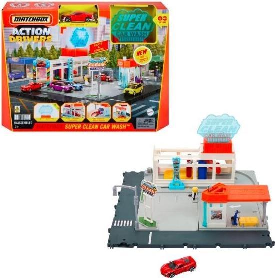 Productafbeelding Matchbox Action Drivers Super Car Wash Speelset