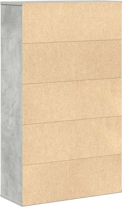 Immagine prodotto VidaXL Libreria in cemento grigio 60x24x101,5 cm materiale a base di legno
