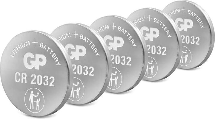 Productafbeelding GP Batteries Cr2032 (5 Pcs., CR2032, 220 mAh)